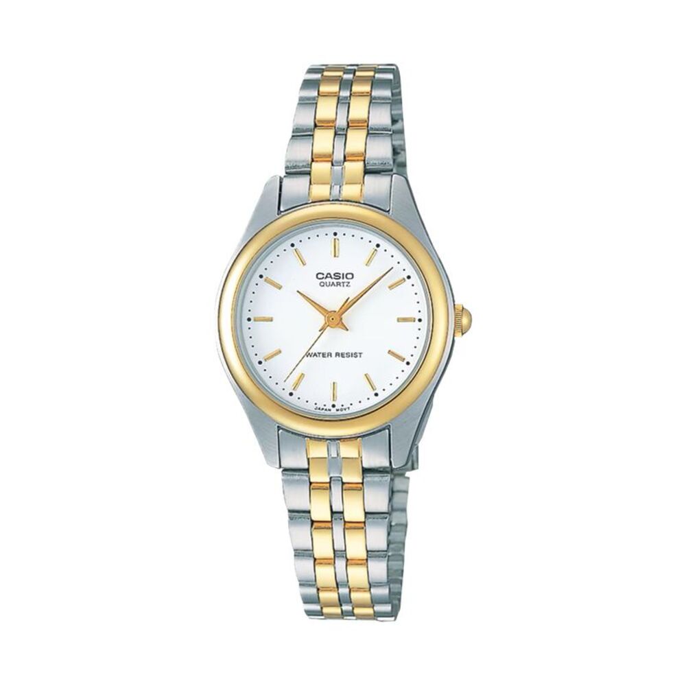 Casio Women’s Two-Tone Stainless Steel Watch – LTP-1129G-7A